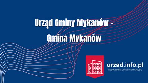 gmina mykanów kontakt|Mykanów Urząd Gminy UG